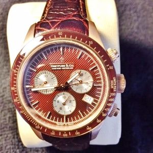 DREYFUSS & CO MENS CHRONOGRAPH QUARTZ WATCH 'NEW'